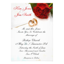 convites do casamento da rosa vermelha