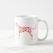 Coonhound do inglês americano canecas
