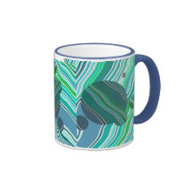Copo de café AZUL e VERDE Canecas