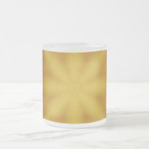 Copo de café da caneca, laranja abstrata do ouro, 