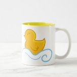 copo de chá ducky de borracha clássico caneca
