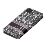 Cor damasco com monograma capas iPhone 4