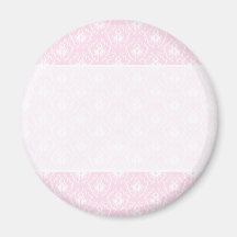 Cor damasco rosa pálido bonito com branco imas de geladeira