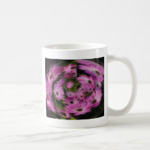 Cor-de-rosa-Verão-Flores Caneca