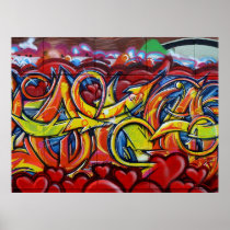 cor dos grafittis posteres