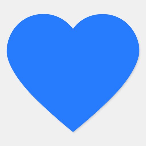 Coraç u00e3o azul da cor adesivo coraç u00e3o Zazzle Aparador De Madeira Branco ~ Coraç u00e3o azul da cor adesivo coraç u00e3o Zazzle