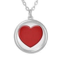Coração de amor vermelho valentin bijuterias personalizadas