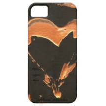 Coração de cobre líquido Iphone 5 Capa iPhone 5