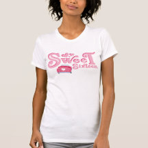 Coração do carro do doce 16 camiseta