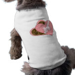 coração dos chocolates dos namorados roupas para animais de estimação