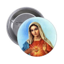 Coração imaculado Mary Botons