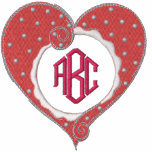 Coração Monogrammed