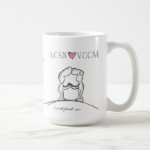 Coração VCCM de ACSN Canecas