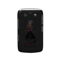 Corajoso pequeno bonito de Blackberry da menina do Capa Blackberry