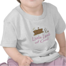 Cordeiro do deus (rosa) camisetas