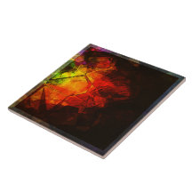 Cores abstratas azulejos