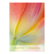 Cores do primavera • Convite do casamento