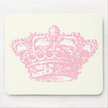 Coroa cor-de-rosa mousepad