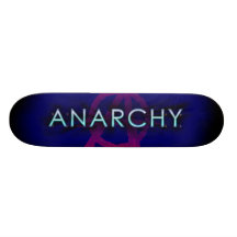 Corona da anarquia - azul skate boards