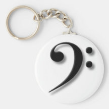 Corrente chave de Clef baixo Chaveiro