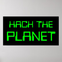 corte o planeta poster