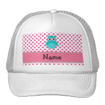 Coruja bonito conhecida personalizada boné