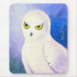 Coruja de Snowy White Mousepads