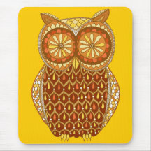 Coruja Funky Mousepad