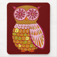 Coruja Funky Mousepad