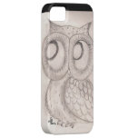 Coruja retro capa de iPhone 5 Case-Mate