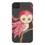 Coruja vermelha doce capas de iPhone 4 Case-Mate