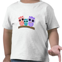 corujas bonitos tshirts
