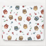 Corujas pequenas mousepads