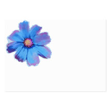 Cosmo azul, cartões de visitas