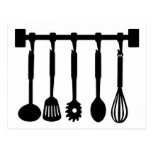 Cozinha - cozinheiro cartões postais