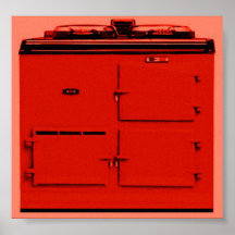 Cozinha retro - Aga Posters