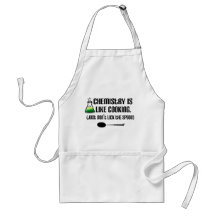 Cozinhar da química avental