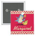 Cozinheiro chefe do bluebird do estilo do vintage  broches