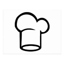 Cozinheiro - cozinheiro chefe cartão postal