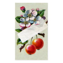Crabapples e Victorian das flores Cartão De Visita