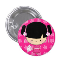 Crachá do quimono de Kawaii Botons