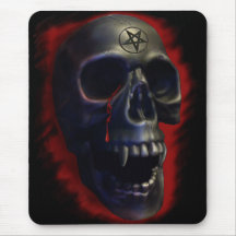 Crânio 1 Mousepad do demónio