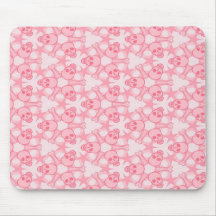 Crânio bonito e tapete do rato das estrelas mouse pads