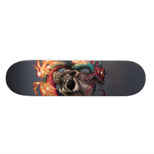 Crânio + Cobra Skates Personalizados