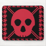 Crânio de Johnny - vermelho Mousepad