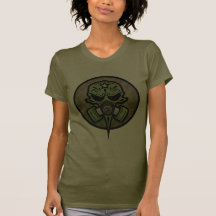 Crânio do açúcar da máscara de gás t-shirts