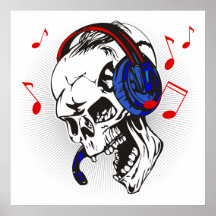 Crânio do DJ Posters