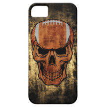 Crânio do futebol capas de iPhone 5 Case-Mate
