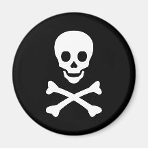 Crânio e Crossbones Imã