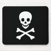 Crânio e Crossbones Mouse Pad